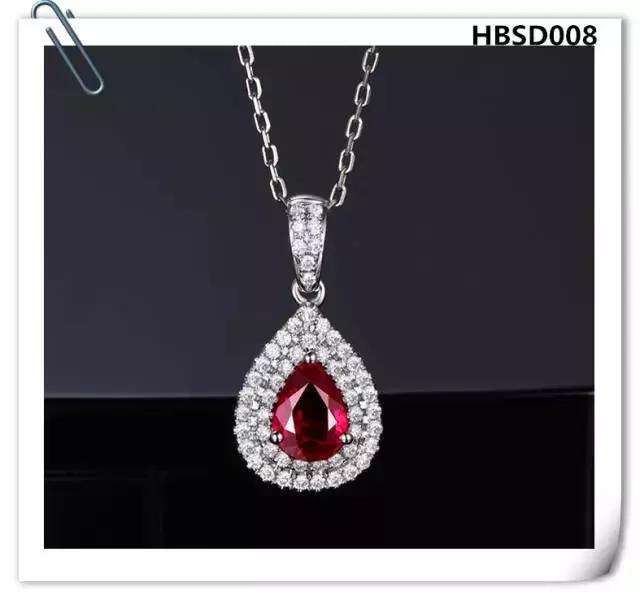 老凤祥红宝石吊坠款式,蓝宝石吊坠经典款式