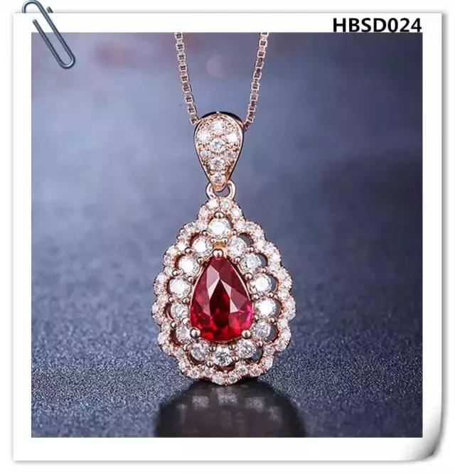 老凤祥红宝石吊坠款式,蓝宝石吊坠经典款式