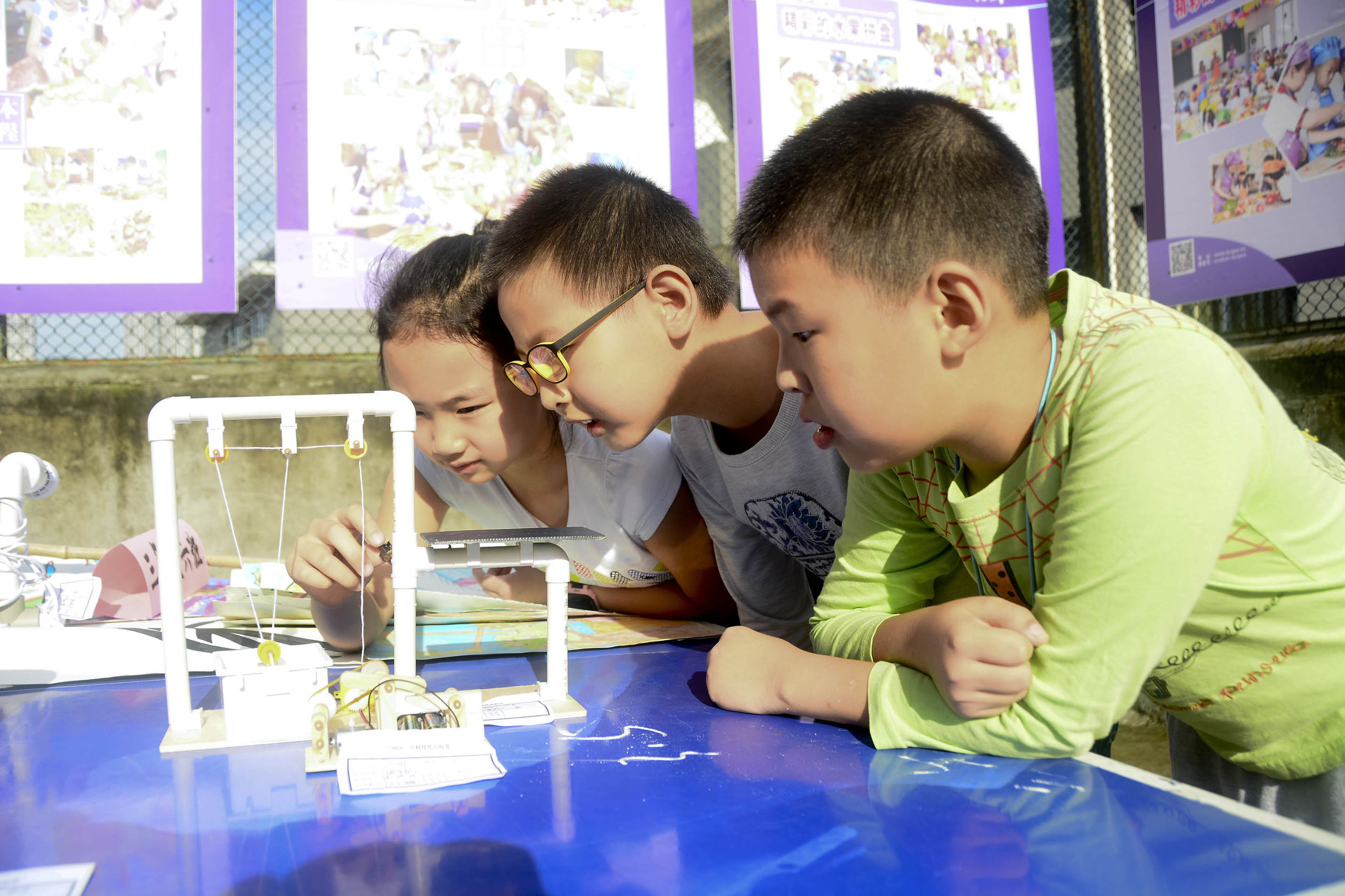 三年级小学生科技创新,巴州区三小创新教学管理