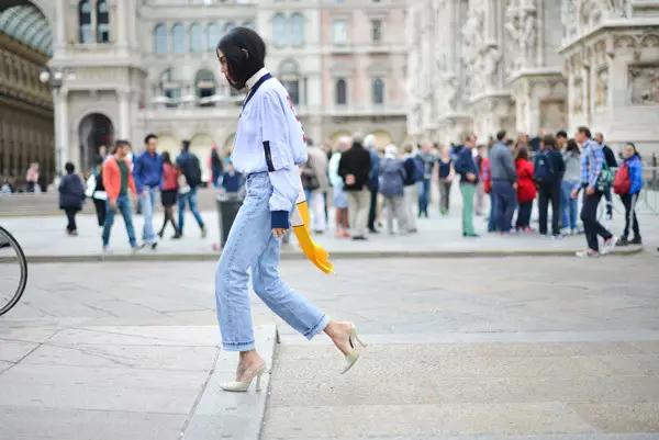 最时尚刺绣哈伦牛仔裤,轻奢刺绣阔腿牛仔裤