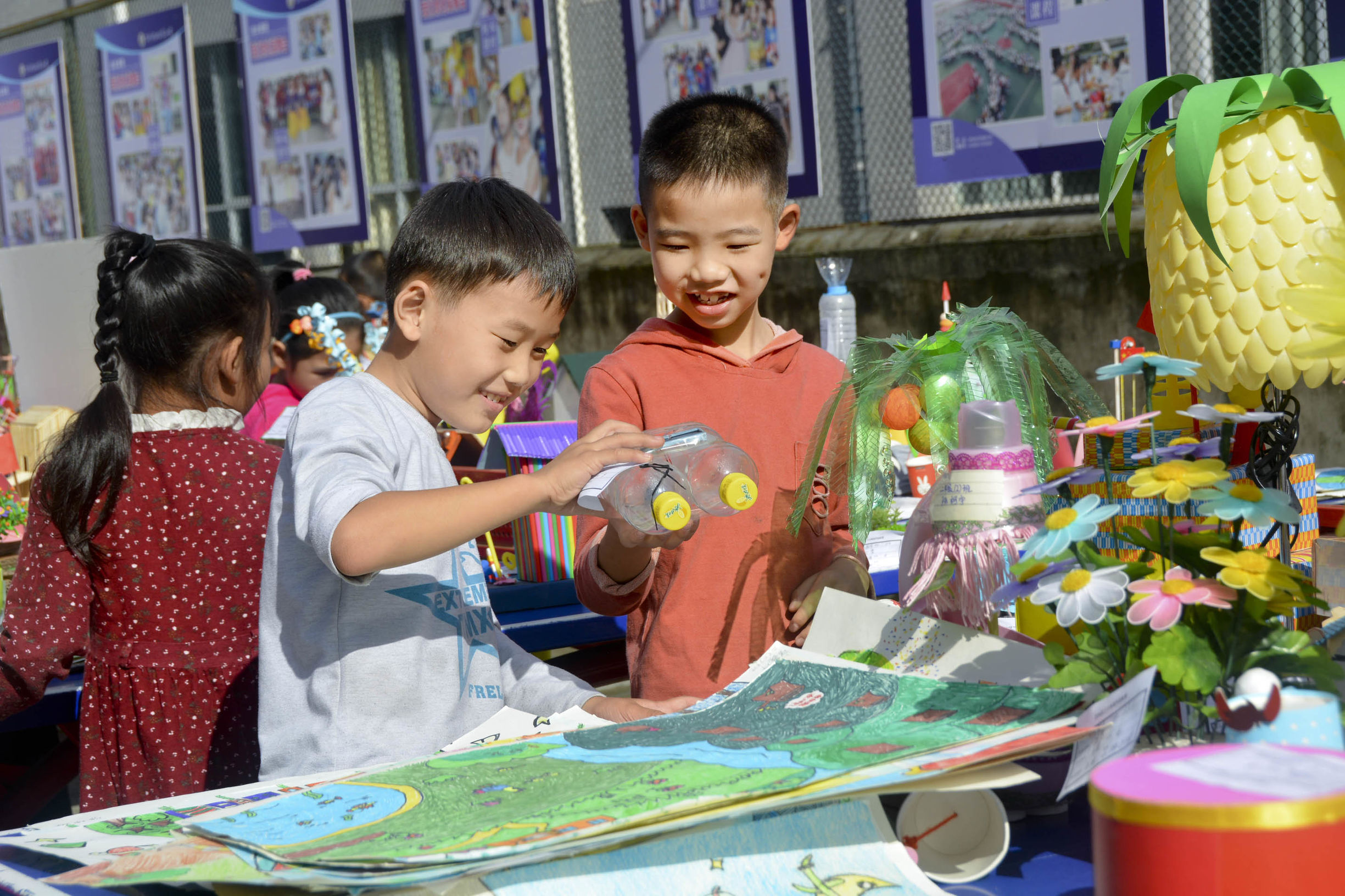 三年级小学生科技创新,巴州区三小创新教学管理