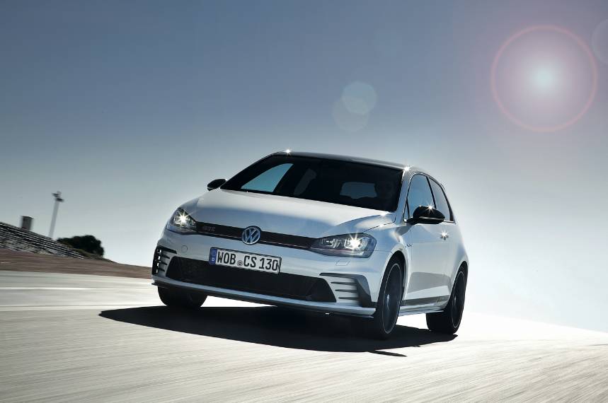 高尔夫gti与evo直线加速赛,高尔夫gticlubsport