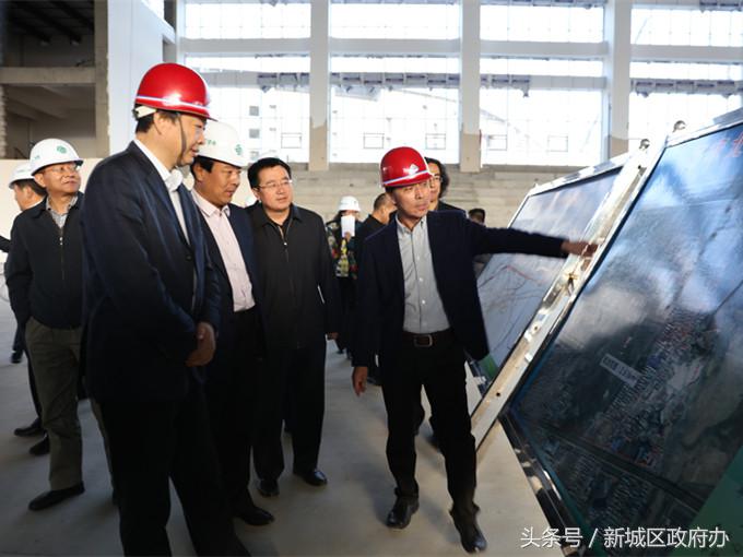 自治区副主席调研国家北方足球训练基地项目工程