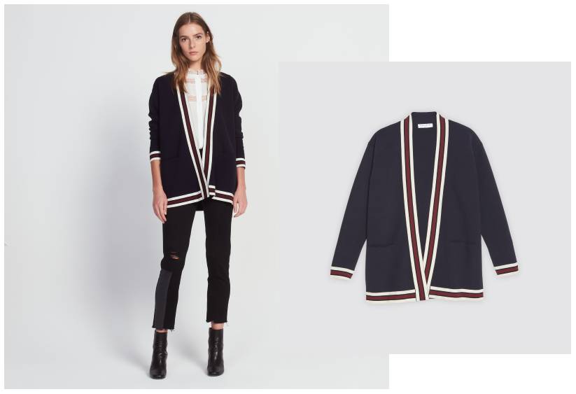 条纹毛衫怎么织好看,条纹大毛衣怎么搭配