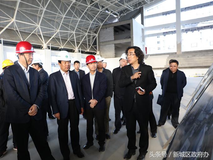 自治区副主席调研国家北方足球训练基地项目工程