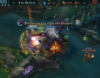 G2半只脚已经踏上飞机！三星虎将上单移动泉水太无解