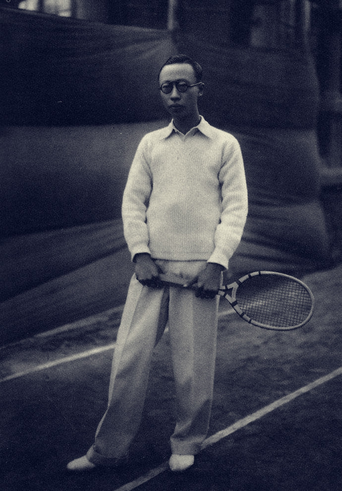 网球世界冠军华人林宝华定居天津，当上了溥仪和张学良的教练