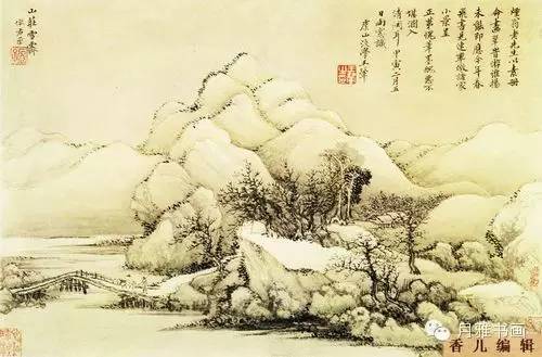 清代龚贤山水画高清大图,清代山水画名家作品欣赏
