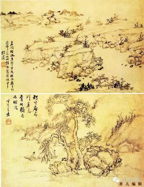 清代龚贤山水画高清大图,清代山水画名家作品欣赏