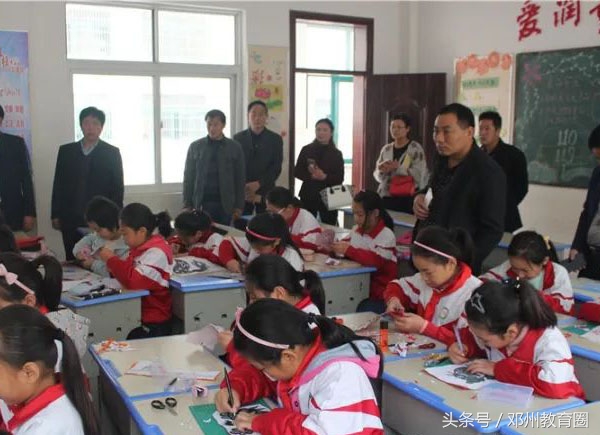 桑庄镇和小杨营乡中小学校长观摩邓州市花洲实验小学社团活动纪实