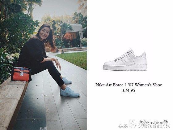 最新大表姐刘雯穿搭鞋子,刘雯真皮小白鞋广告