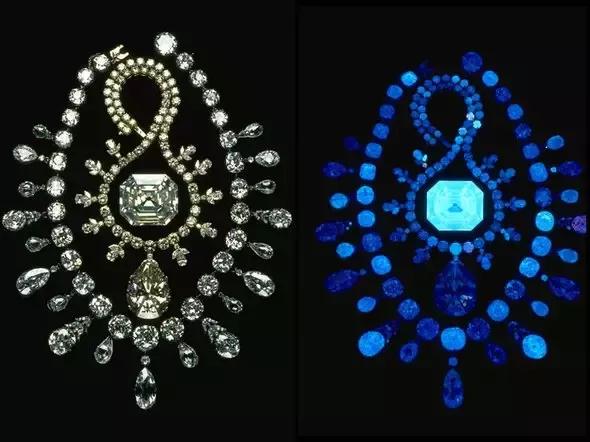 我的钻石是白的，你的怎么蓝蓝的？