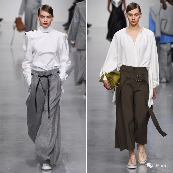 阔腿裤平底鞋,平底鞋阔腿裤搭配图片