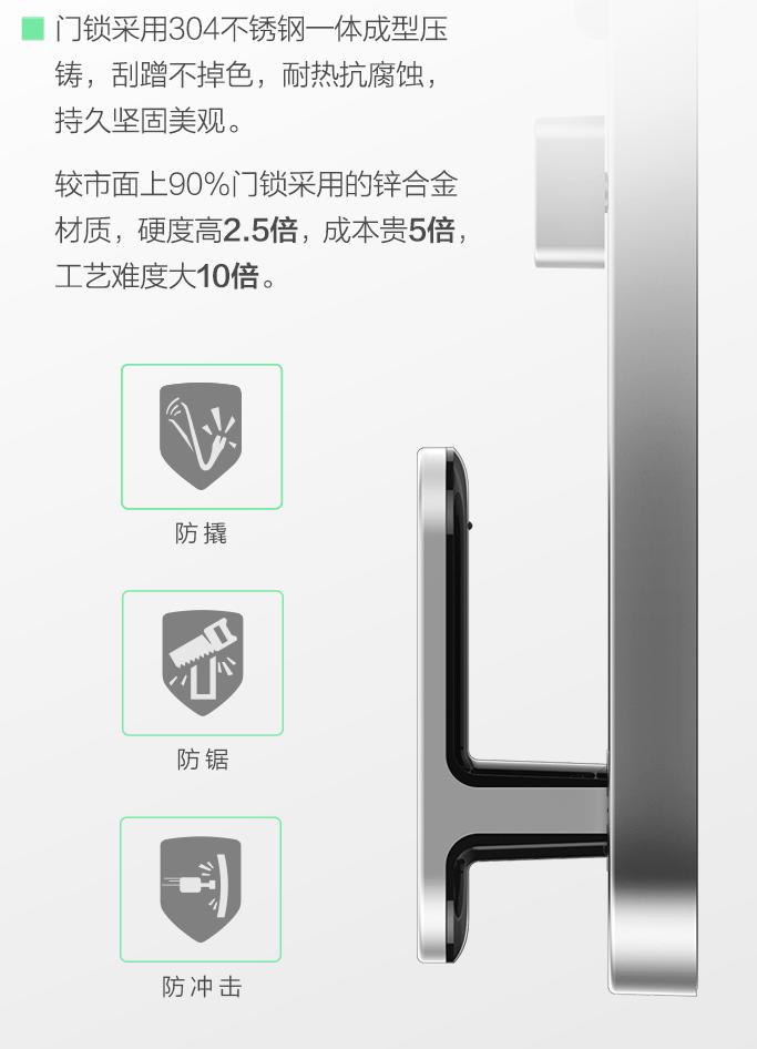 360安全智能门锁多少钱,399可视智能防盗锁