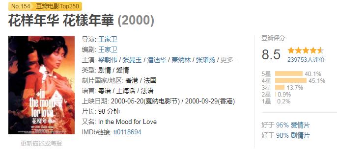 102部让人感动至深的爱情电影,人生必看的10部爱情片