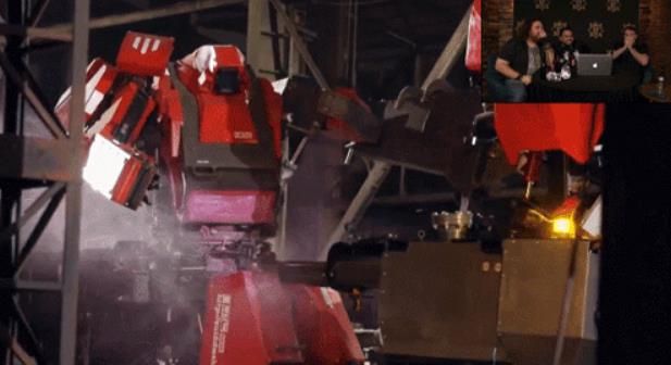 变形金刚大战美国基地,变形金刚机器人大战