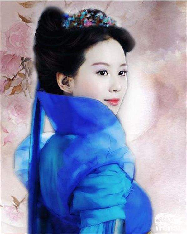 绘美人手绘女明星,手绘好看女孩