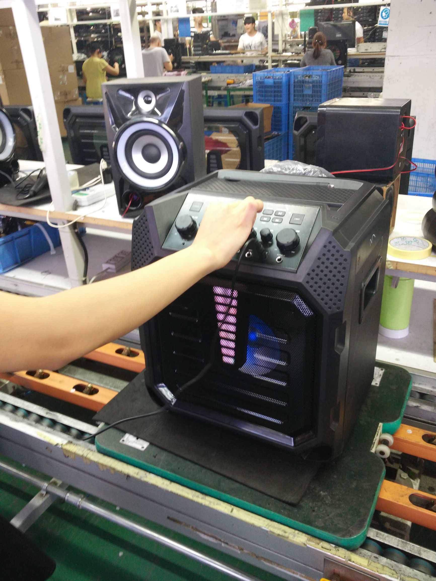 拉杆音箱制作过程,拉杆音响制作图解