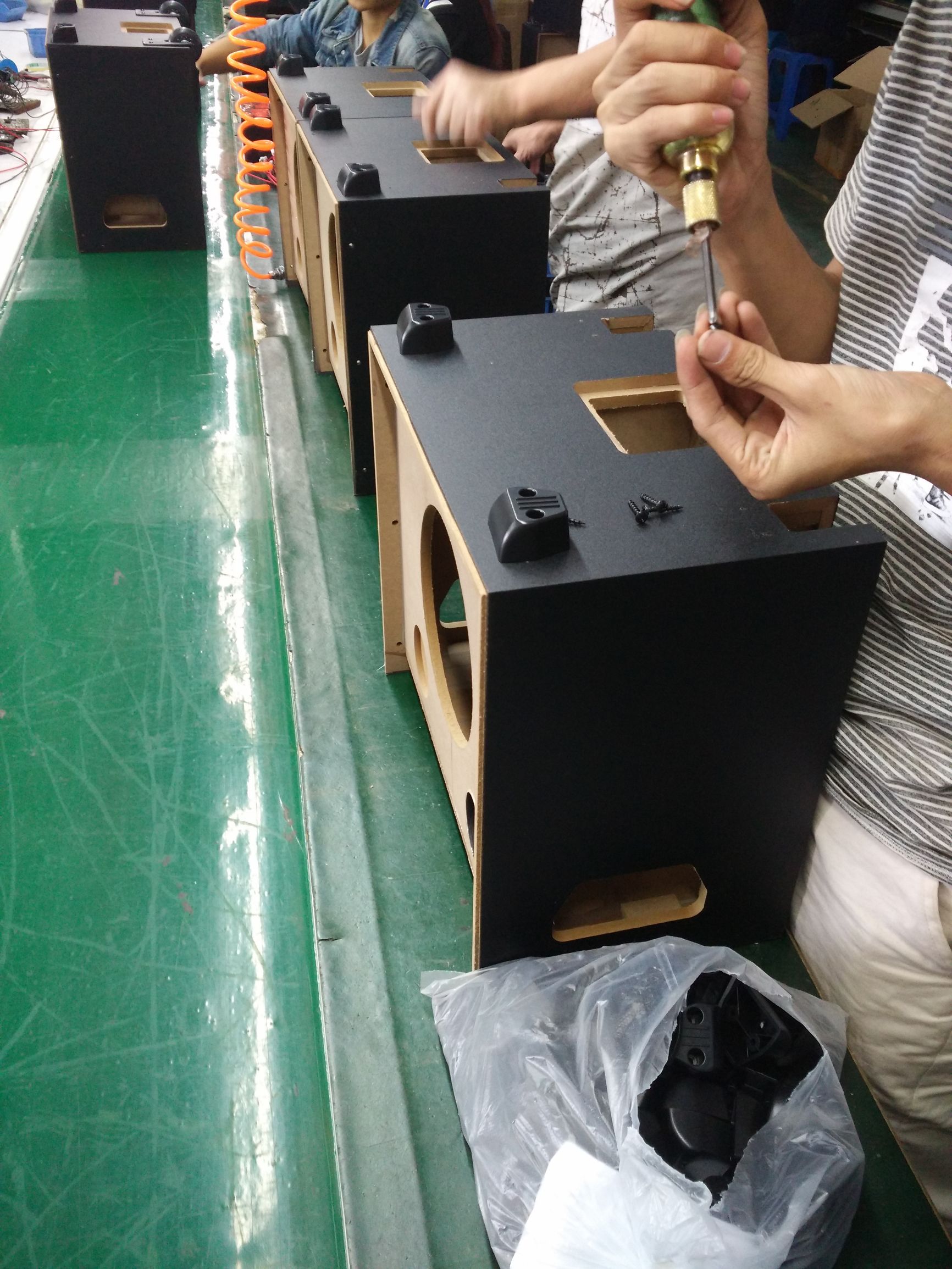 拉杆音箱制作过程,拉杆音响制作图解