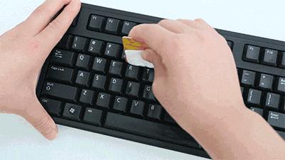 键盘手汗弄得黏黏的怎么清洁,键盘清洁妙招
