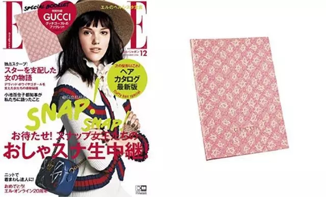 买日本的杂志里面竟然还有小赠品,在日本买杂志赠送包包
