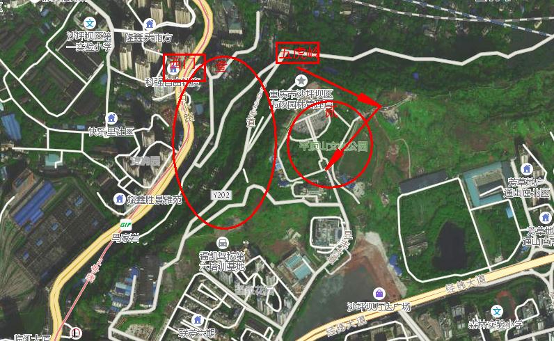 重庆平顶山公园,第二次来重庆