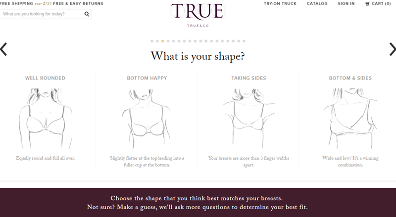 在网上卖bra的TrueCo这次把内衣店直接开到了大街上