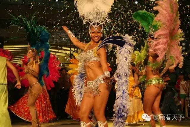 热情奔放充满激情的巴西桑巴舞,巴西桑巴舞双人舞