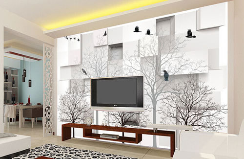 客厅背景墙3d立体墙贴,3d客厅背景墙效果图