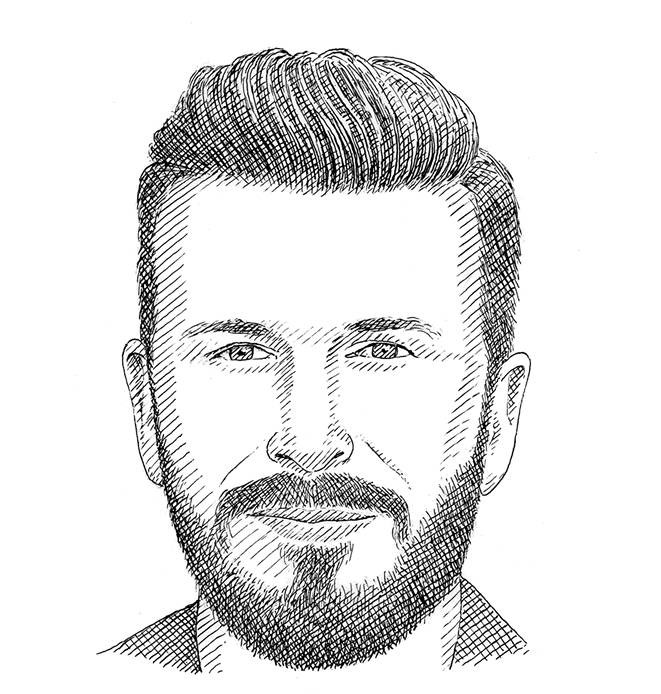 男人个性胡须造型教程,男生胡子的造型