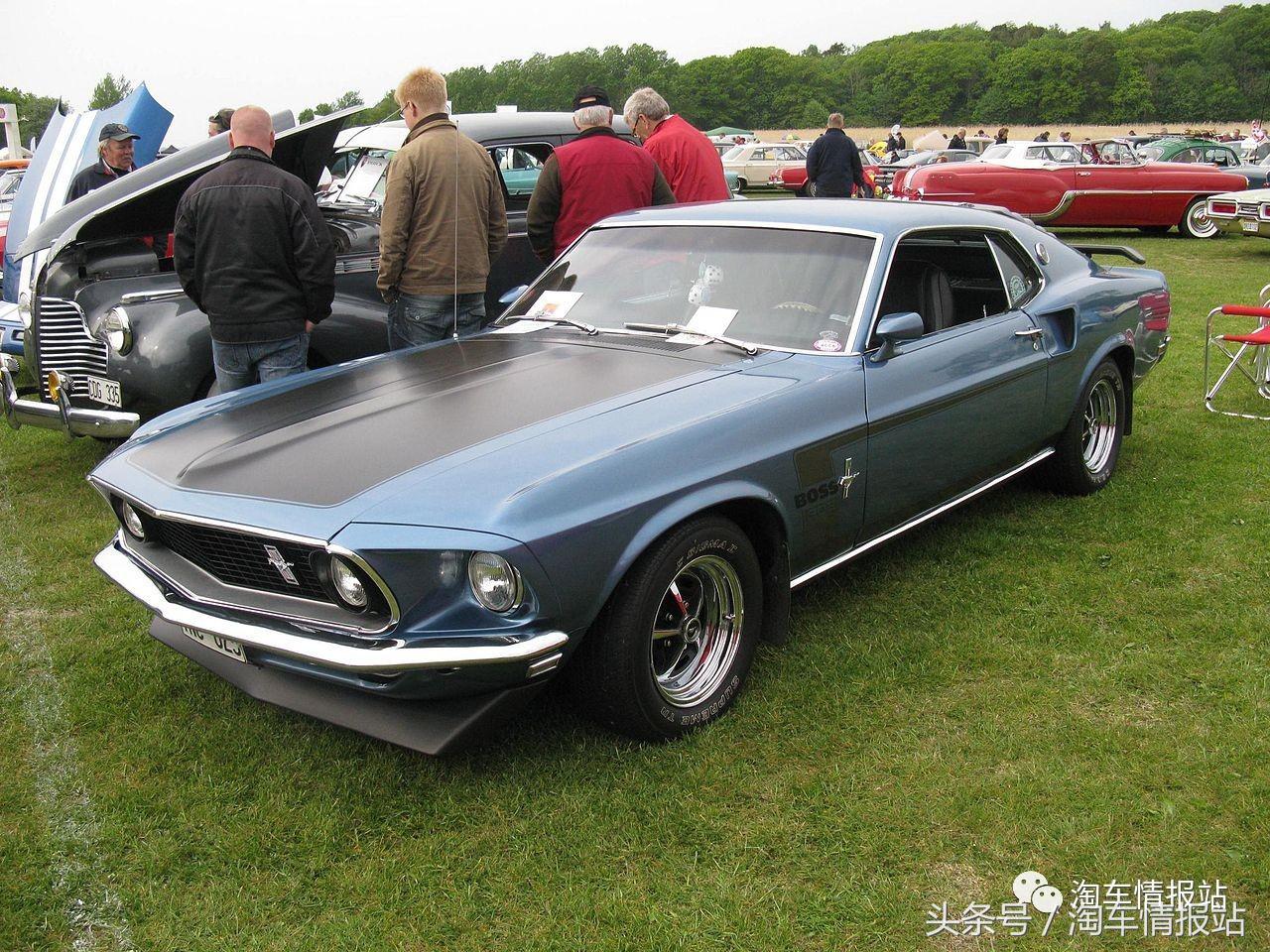 美国经典肌肉跑车福特野马,野马传奇肌肉车