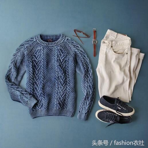 男生毛衣搭配商务,卡其色毛衣搭配男生