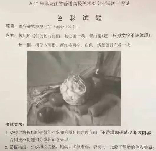 2021福建美术联考色彩考题优秀卷,山东美术联考2022考题色彩范画