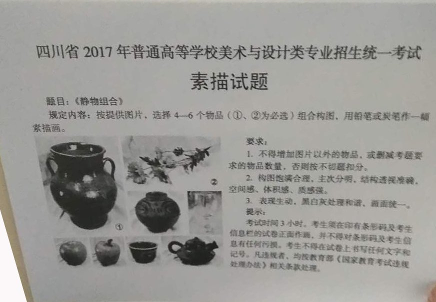 2021福建美术联考色彩考题优秀卷,山东美术联考2022考题色彩范画