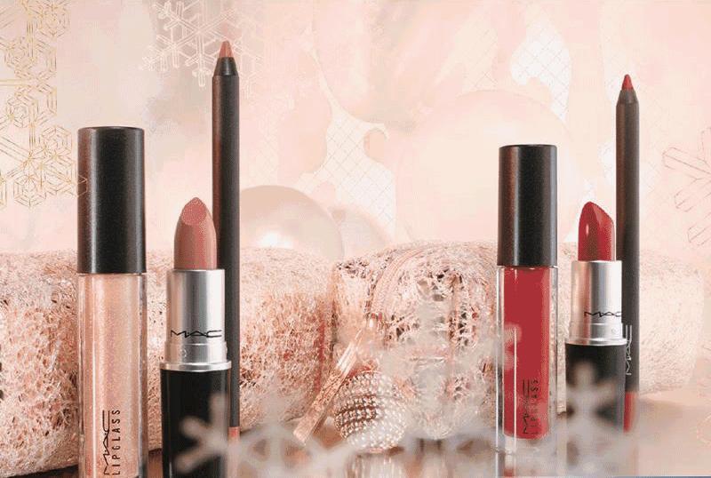 mac圣诞限定口红深唇试色,mac圣诞限定口红无滤镜试色