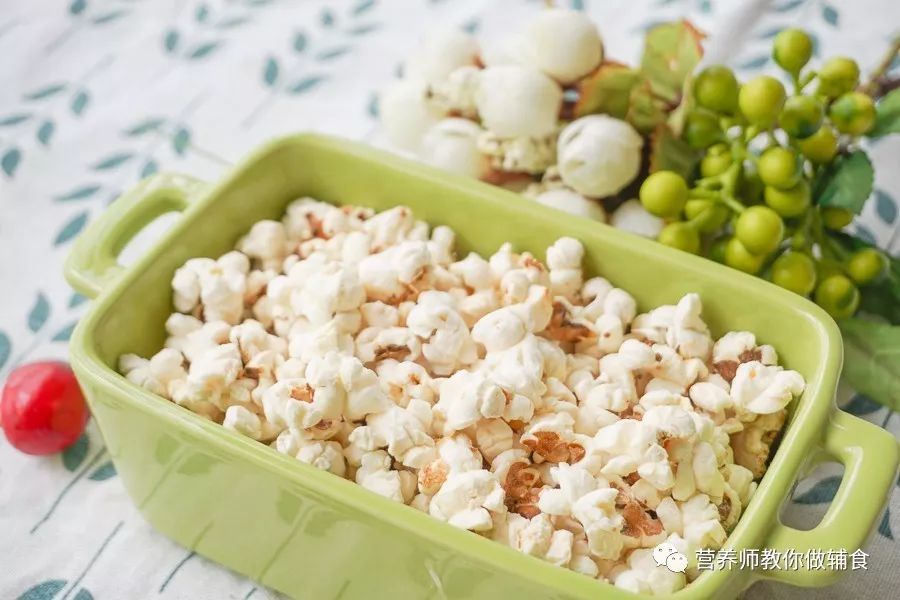 自制无油无糖爆米花热量,爆米花三合一装低糖