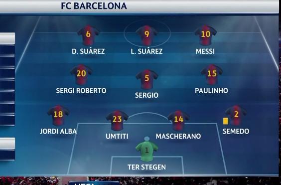 巴萨梅西被踢,梅西欧冠1v5苏亚雷斯