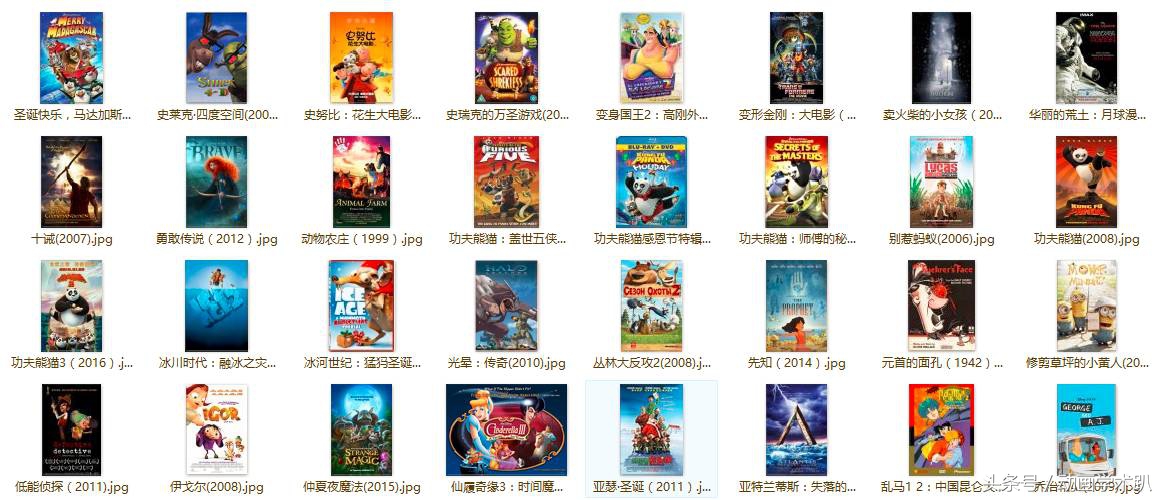1000张！史上最全动画电影海报合集