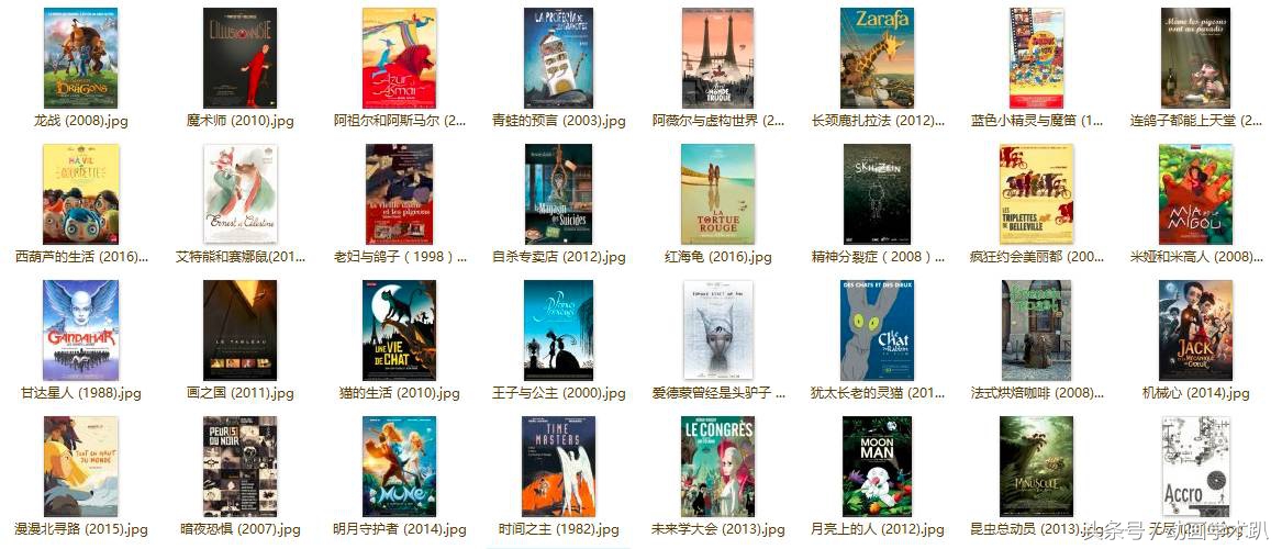 1000张！史上最全动画电影海报合集