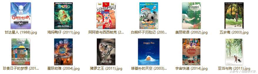 1000张！史上最全动画电影海报合集