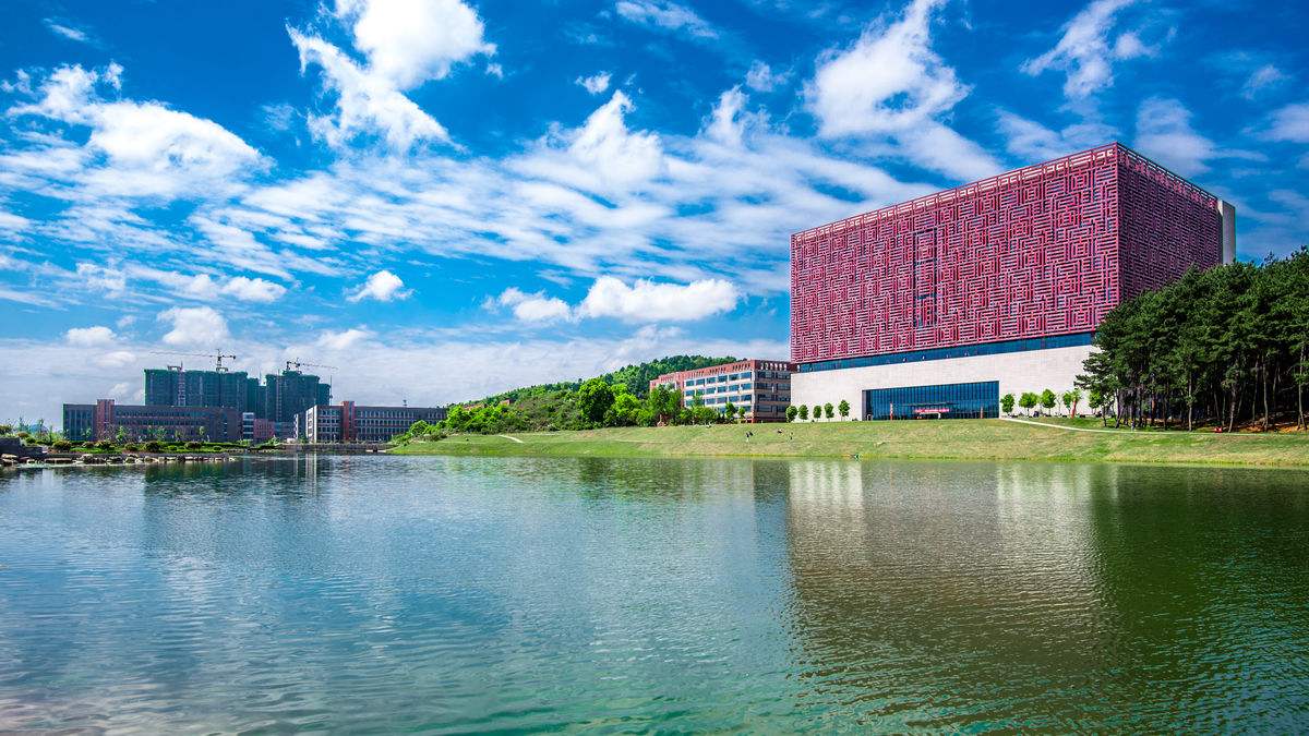 中国最大的大学图书馆图片大全,中国高校单体面积最大的图书馆