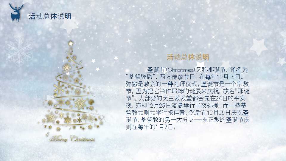 新鲜出炉的圣诞营销策划方案PPT模板