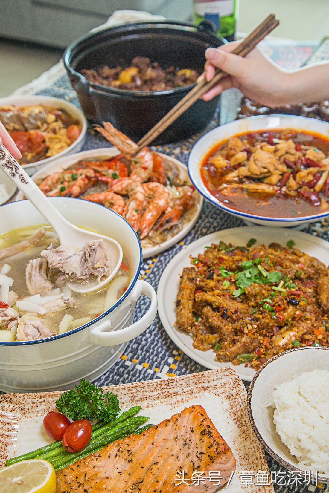 今天，男朋友做了鸭，我做了鸡