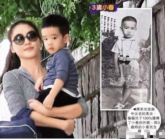 嗯哼小时候陈小春儿子,嗯哼的小时候的照片大全