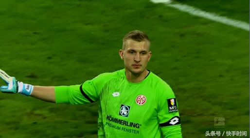 美因茨门将穆勒,美因茨任意球