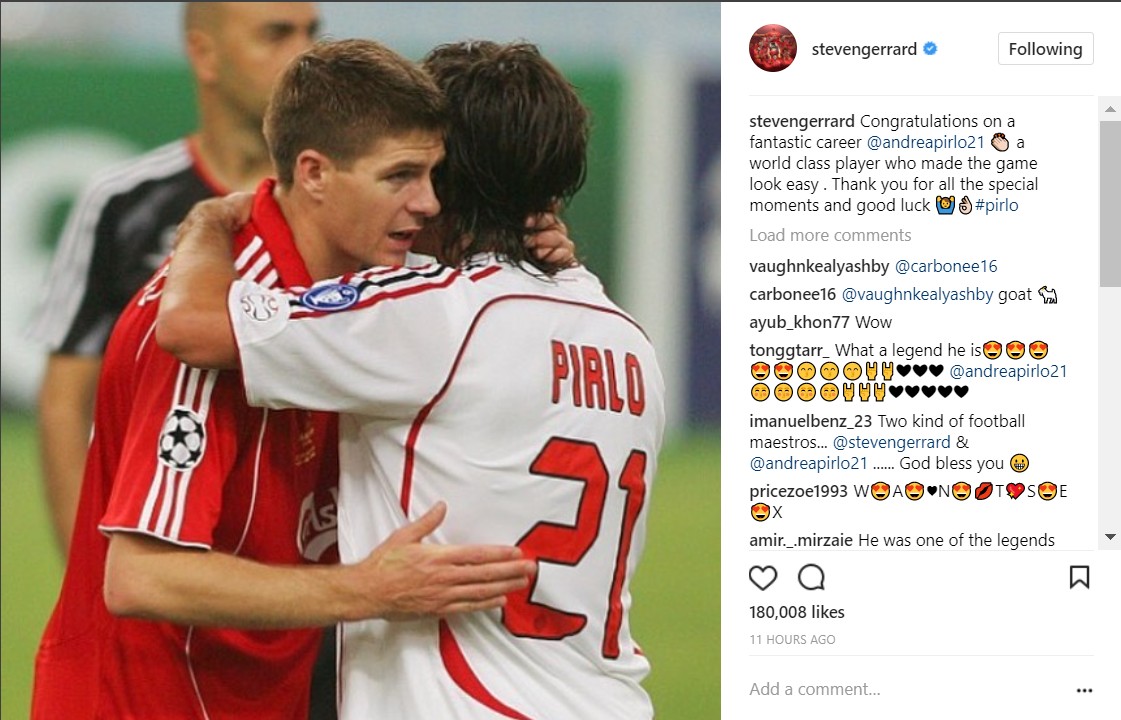 皮尔洛告别世界杯,传奇落幕罗纳尔多