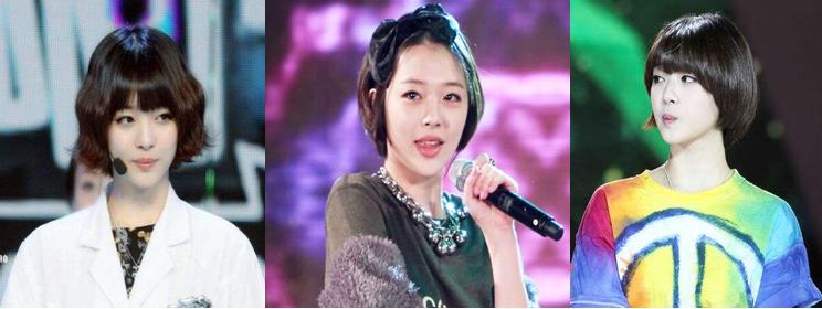 允儿长发剪短发,允儿短发造型