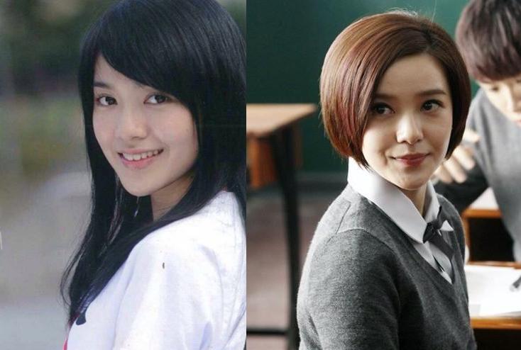 允儿长发剪短发,允儿短发造型