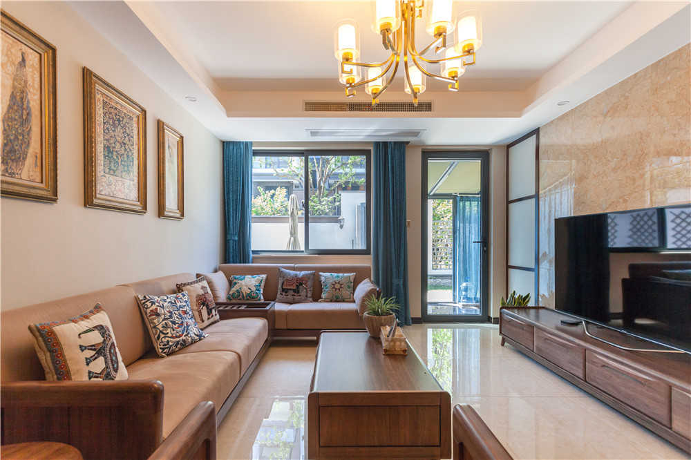 清新自然简约美式风实景，湖州华翠庭园，朋友参观后回家也想装