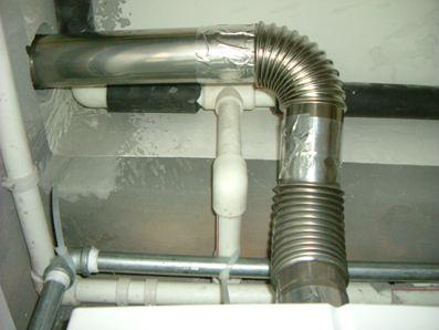 热水器排烟管封堵,燃气热水器排烟管漏风